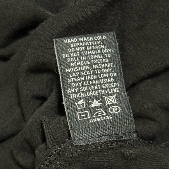 Lafayette 148 New York Black Mock Neck Turtle Neck Size XL Neutral Closet Staple - Picture 7 of 8